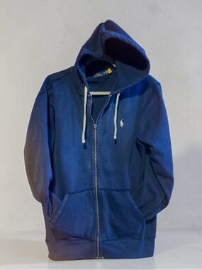 Polo by Ralph Lauren Blue Full-Zip Hooded Sweatshirt
